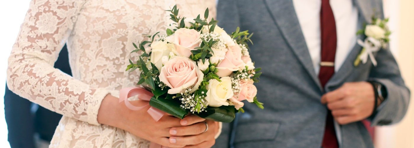Wedding flowers from R C Ferguson Florist in Dunfermline